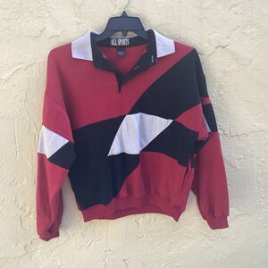 Vintage  All Sports Collared sweatshirt sz M